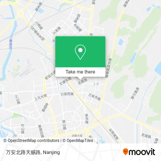 万安北路天赐路 map