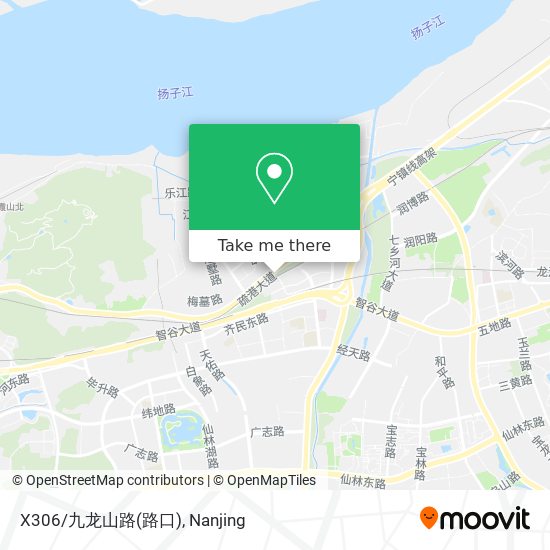 X306/九龙山路(路口) map