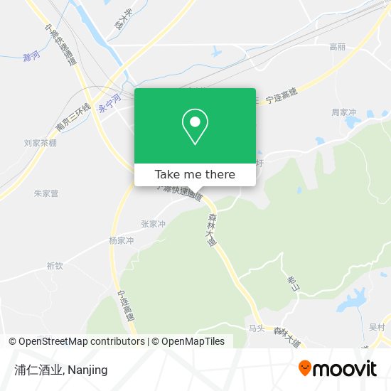 浦仁酒业 map