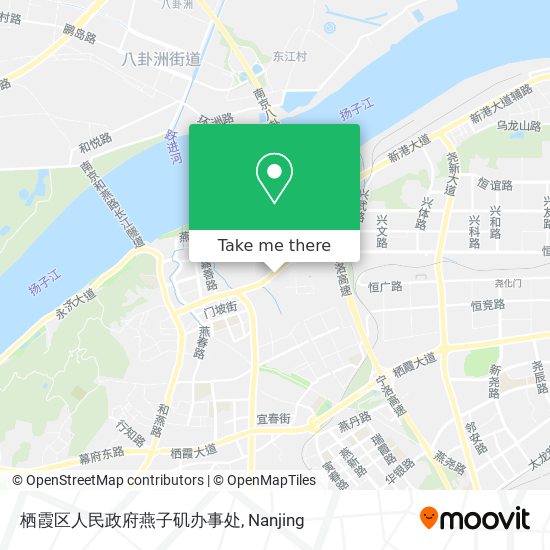 栖霞区人民政府燕子矶办事处 map