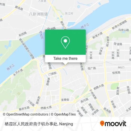 栖霞区人民政府燕子矶办事处 map