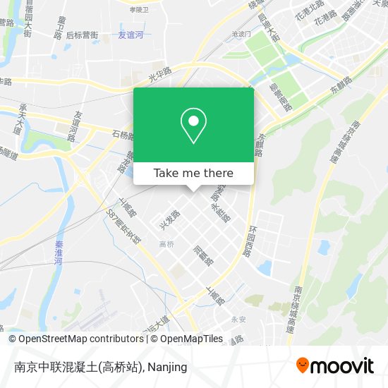 南京中联混凝土(高桥站) map