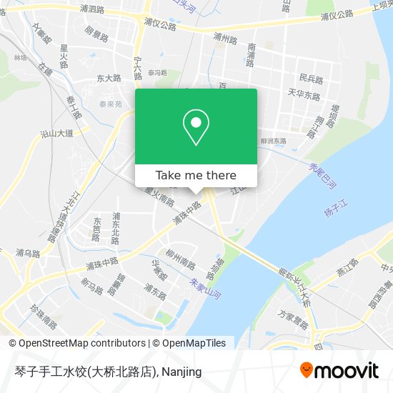 琴子手工水饺(大桥北路店) map