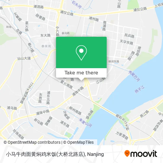 小马牛肉面黄焖鸡米饭(大桥北路店) map