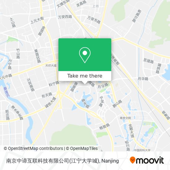南京中谛互联科技有限公司(江宁大学城) map