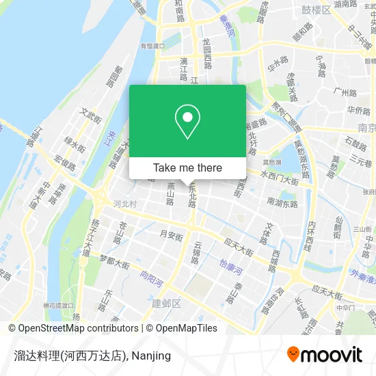 溜达料理(河西万达店) map