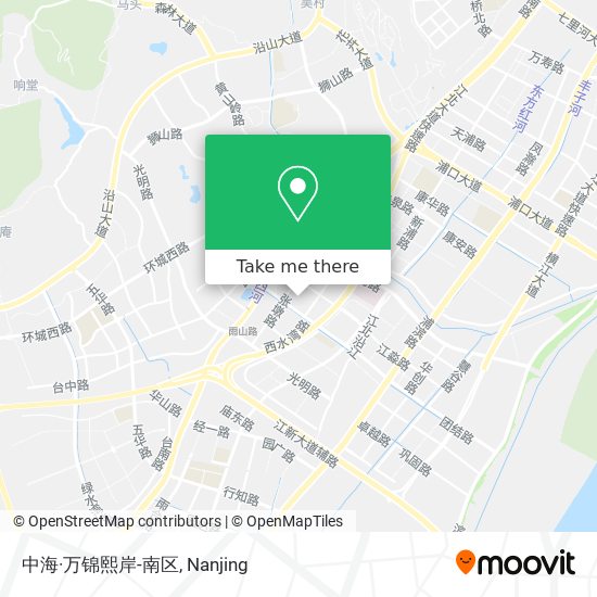 中海·万锦熙岸-南区 map