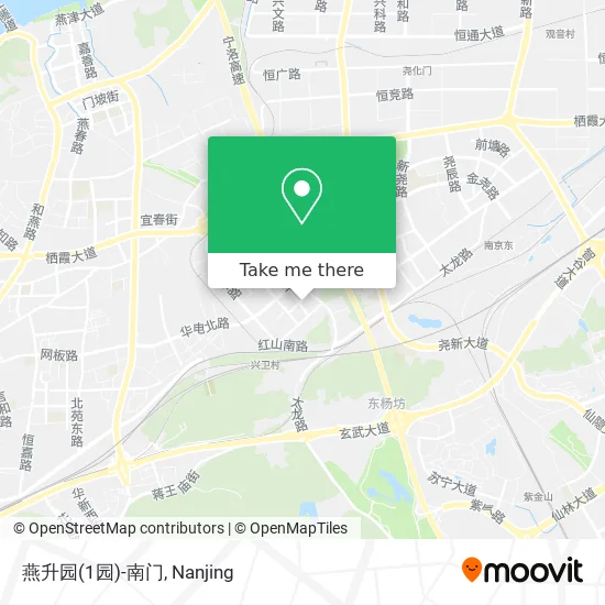 燕升园(1园)-南门 map