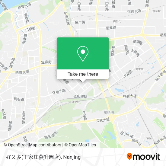 好又多(丁家庄燕升园店) map