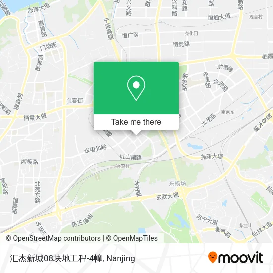 汇杰新城08块地工程-4幢 map
