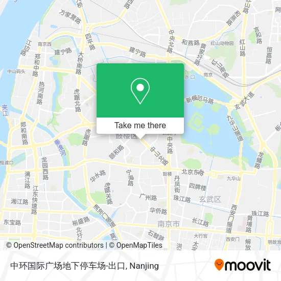 中环国际广场地下停车场-出口 map