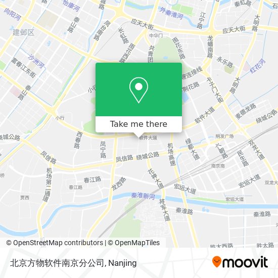 北京方物软件南京分公司 map