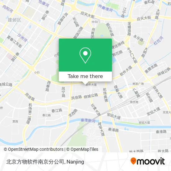 北京方物软件南京分公司 map