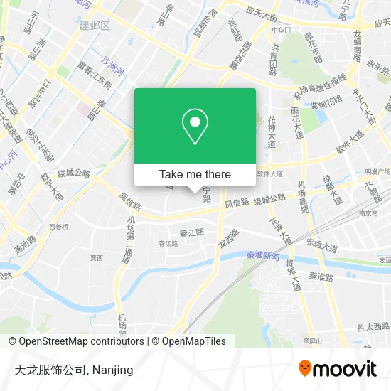 天龙服饰公司 map