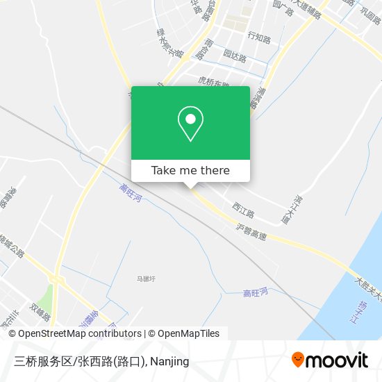 三桥服务区/张西路(路口) map