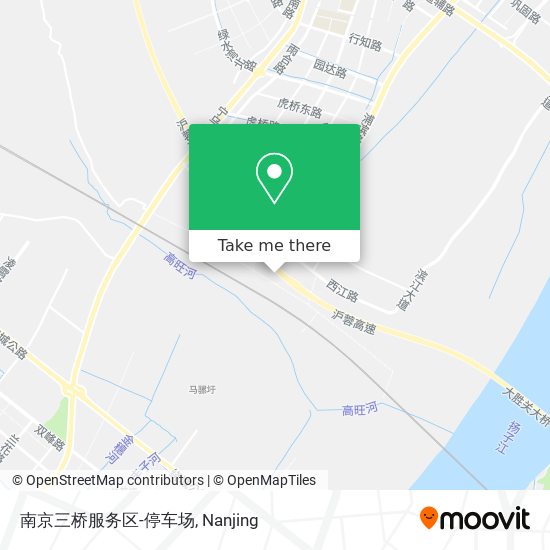 南京三桥服务区-停车场 map