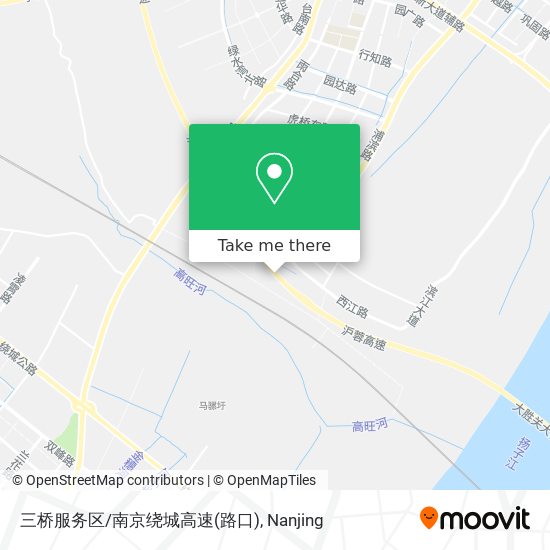 三桥服务区/南京绕城高速(路口) map