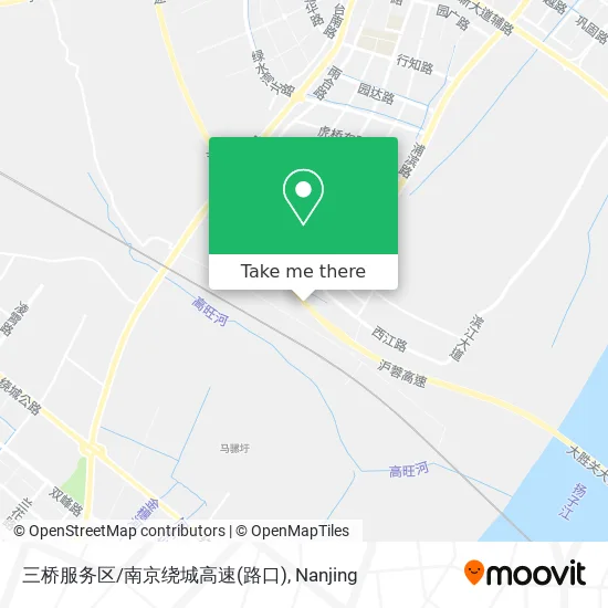 三桥服务区/南京绕城高速(路口) map
