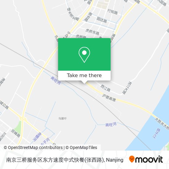 南京三桥服务区东方速度中式快餐(张西路) map