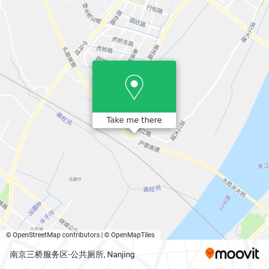 南京三桥服务区-公共厕所 map