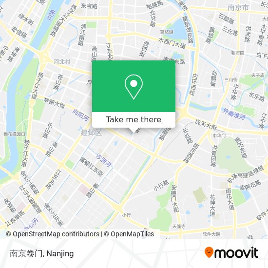 南京卷门 map