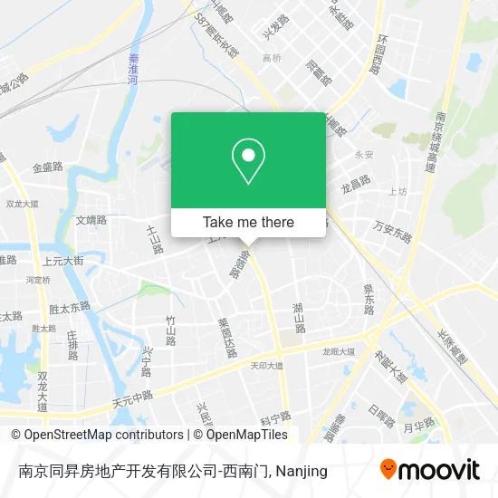 南京同昇房地产开发有限公司-西南门 map