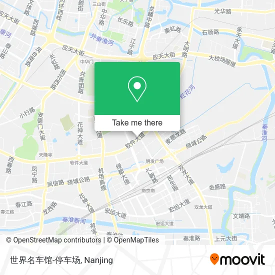 世界名车馆-停车场 map