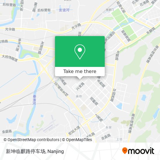 新坤临麒路停车场 map