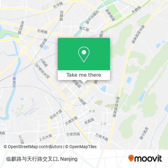 临麒路与天行路交叉口 map