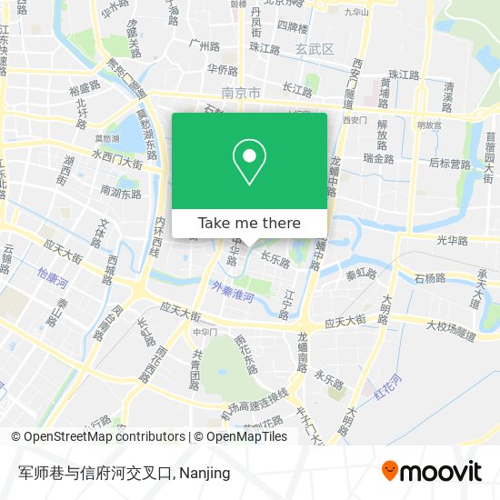 军师巷与信府河交叉口 map