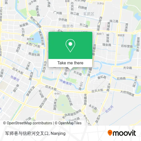 军师巷与信府河交叉口 map