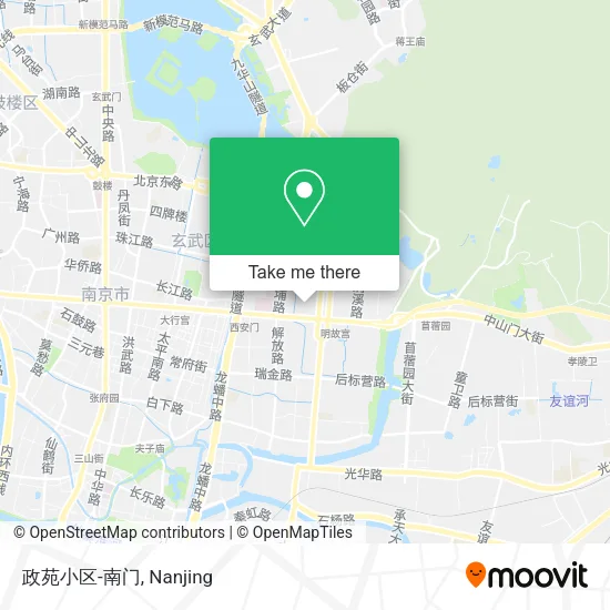 政苑小区-南门 map