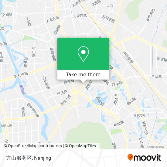 方山服务区 map
