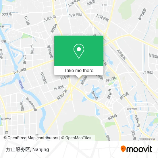 方山服务区 map