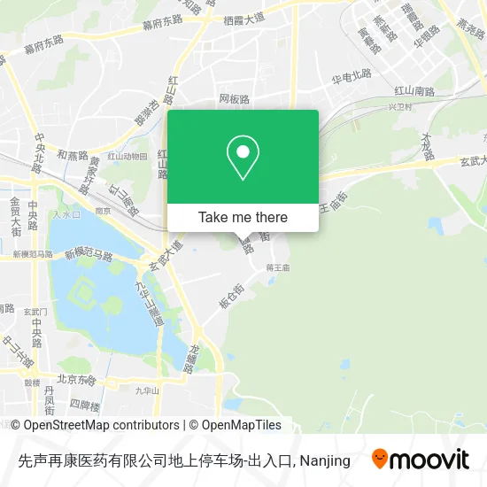 先声再康医药有限公司地上停车场-出入口 map