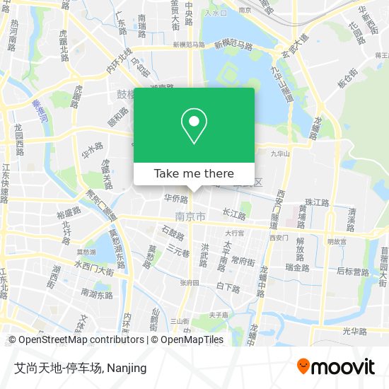 艾尚天地-停车场 map