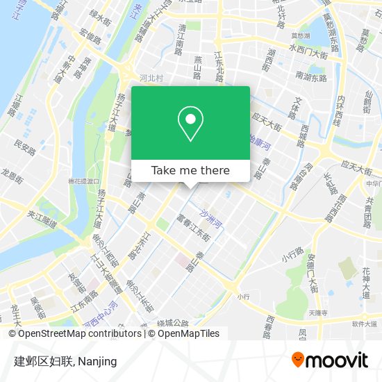 建邺区妇联 map