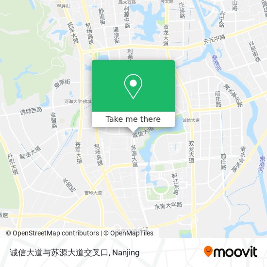 诚信大道与苏源大道交叉口 map