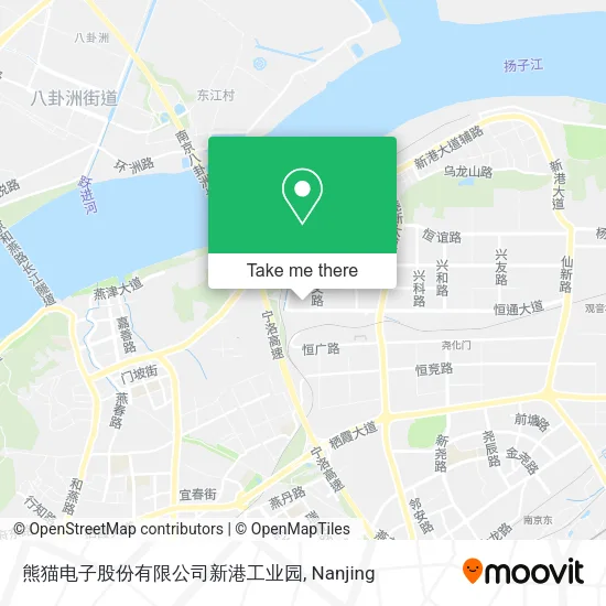 熊猫电子股份有限公司新港工业园 map