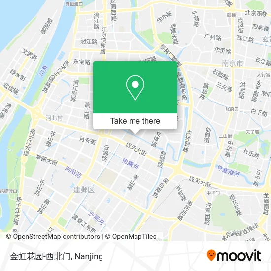 金虹花园-西北门 map