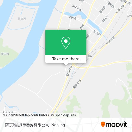 南京雅思特轻纺有限公司 map