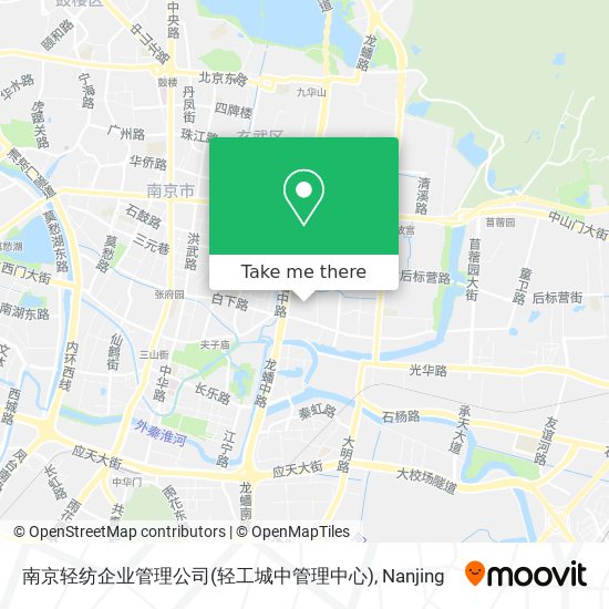南京轻纺企业管理公司(轻工城中管理中心) map