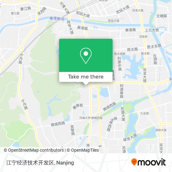 江宁经济技术开发区 map
