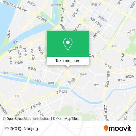 中通快递 map