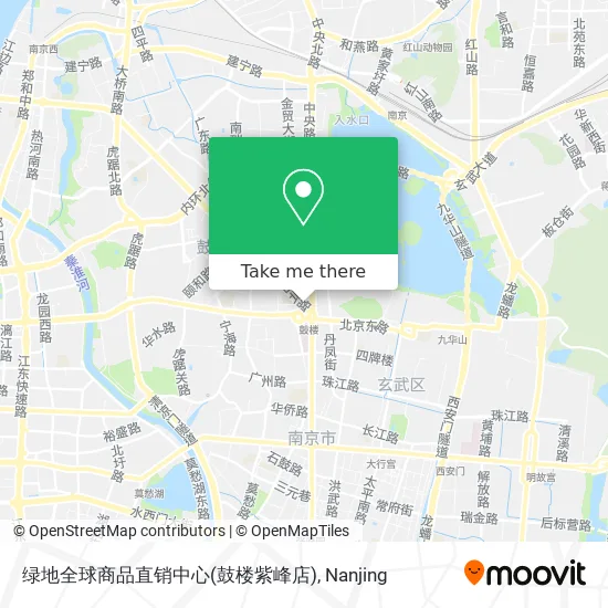 绿地全球商品直销中心(鼓楼紫峰店) map