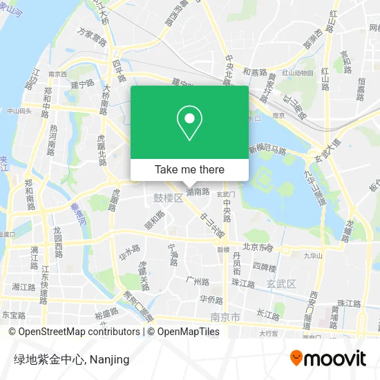 绿地紫金中心 map