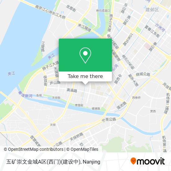 五矿崇文金城A区(西门)(建设中) map