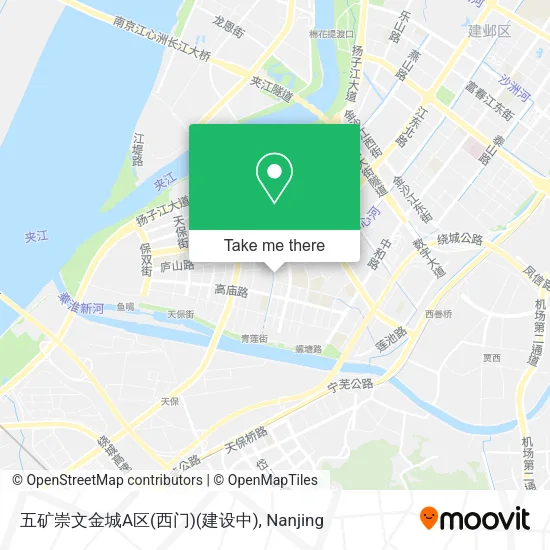 五矿崇文金城A区(西门)(建设中) map