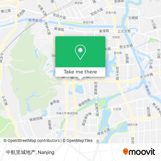 中航里城地产 map
