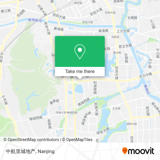 中航里城地产 map